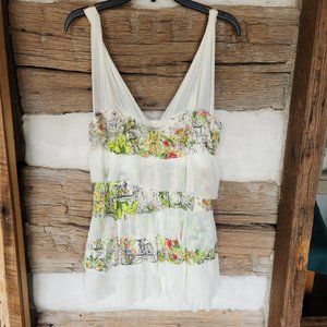 Multi-Tiered dress halter top Anthropologie Weston Wear...Made in San Francisco